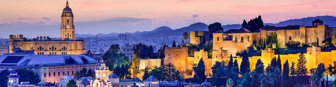 Ilustración de Tres monumentos emblemáticos de Málaga