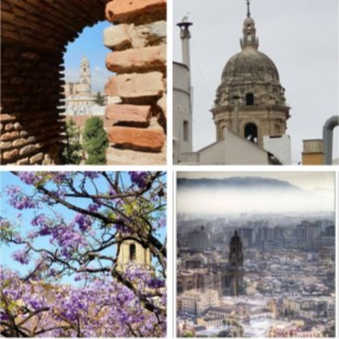 Ilustración de Tres monumentos emblemáticos de Málaga