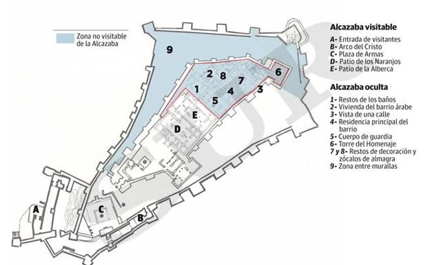 Ilustración de Tres monumentos emblemáticos de Málaga