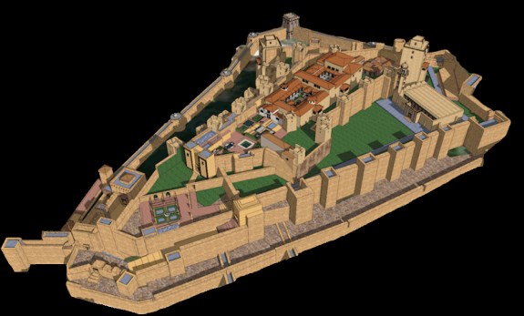 Ilustración de Tres monumentos emblemáticos de Málaga