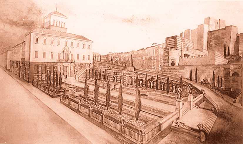 Ilustración de Tres monumentos emblemáticos de Málaga