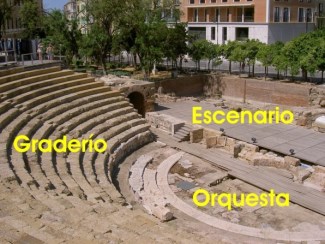 Ilustración de Tres monumentos emblemáticos de Málaga