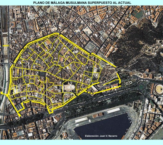 Ilustración de Tres monumentos emblemáticos de Málaga