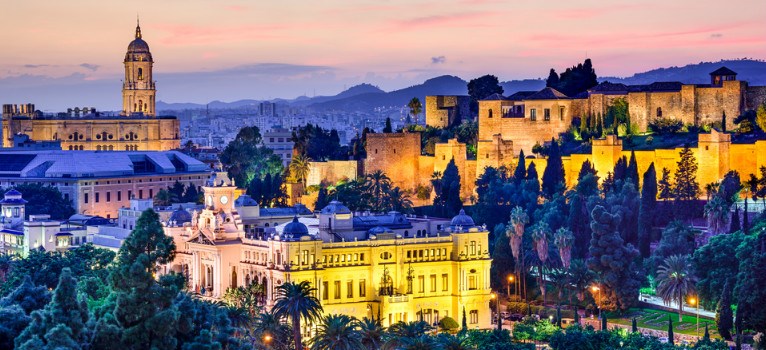 Ilustración de Tres monumentos emblemáticos de Málaga