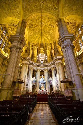 Ilustración de Tres monumentos emblemáticos de Málaga