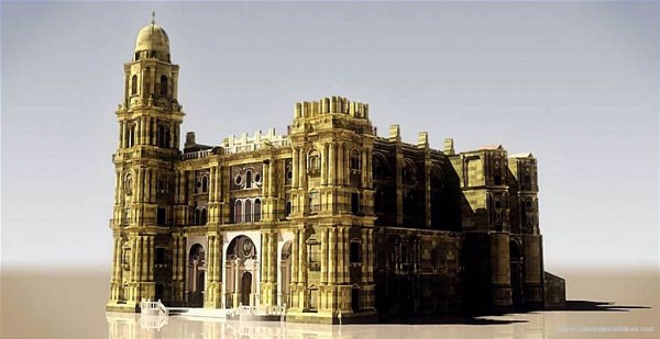 Ilustración de Tres monumentos emblemáticos de Málaga