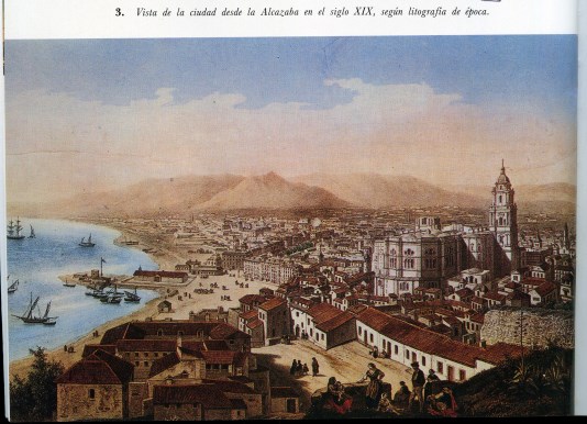 Ilustración de Tres monumentos emblemáticos de Málaga