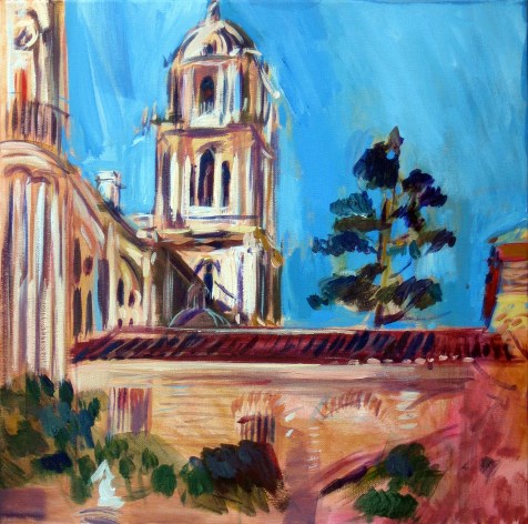 Ilustración de Tres monumentos emblemáticos de Málaga