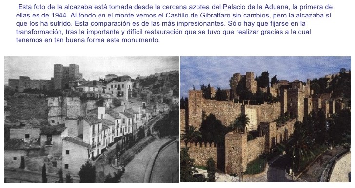 Ilustración de Tres monumentos emblemáticos de Málaga