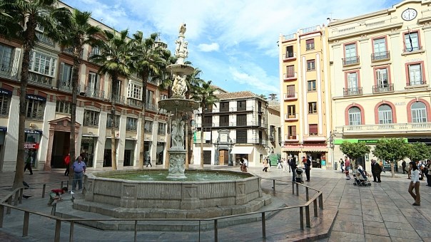 Ilustración de Málaga antes · mapas, fotos y dibujos