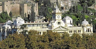 Ilustración de El Parque de Málaga, una visión diferente