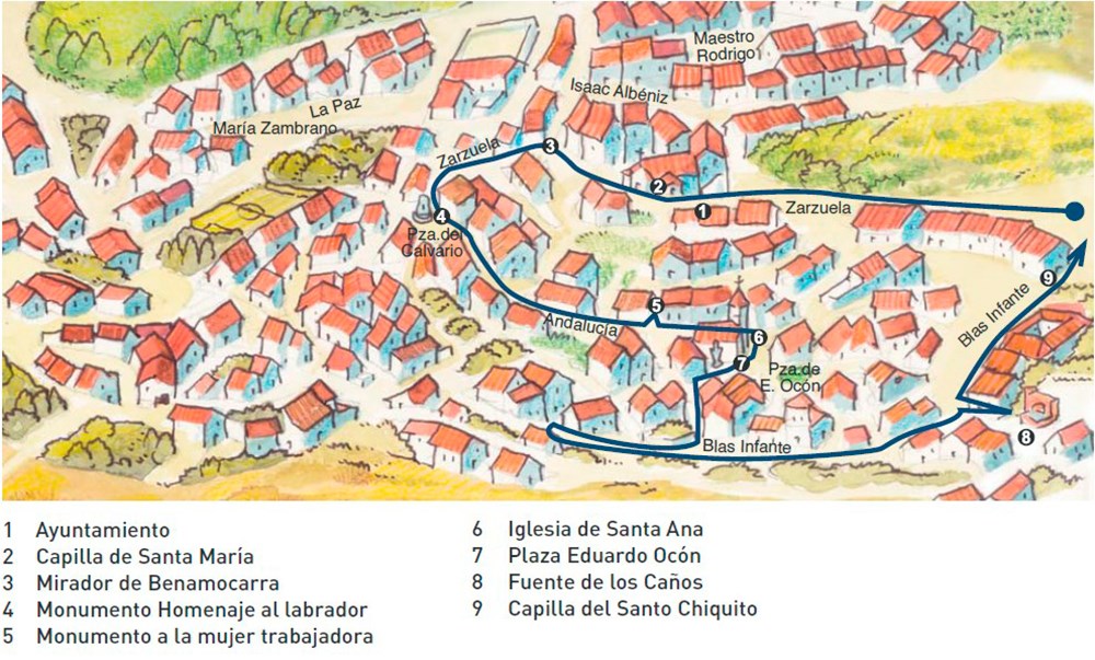 Ilustración de Benamocarra