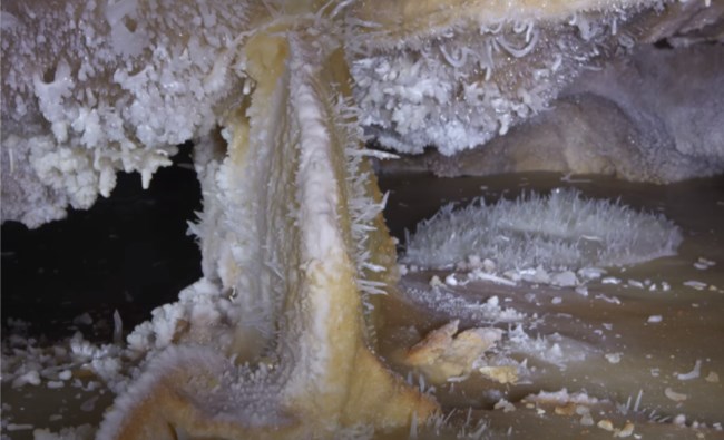Ilustración de La Cueva de las Estegamitas, en La Araña