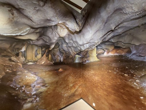 Ilustración de La Cueva de las Estegamitas, en La Araña