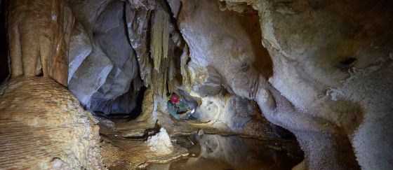 Ilustración de La Cueva de las Estegamitas, en La Araña