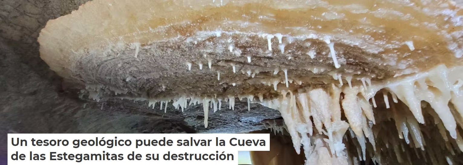 Ilustración de La Cueva de las Estegamitas, en La Araña