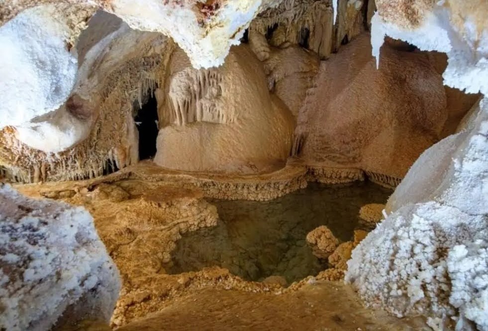 Ilustración de La Cueva de las Estegamitas, en La Araña
