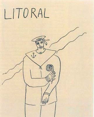 Dibujo de García Lorca para la Revista Litoral