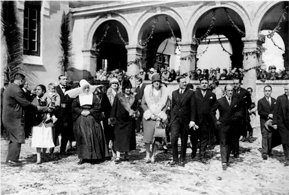 La Reina Victoria Eugenia Visita la Casa de Misericordia de la Diputacion Provincial de Malaga