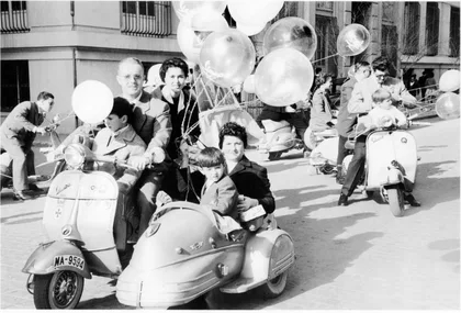 Concentracion de Socios del Malaga Vespa Club