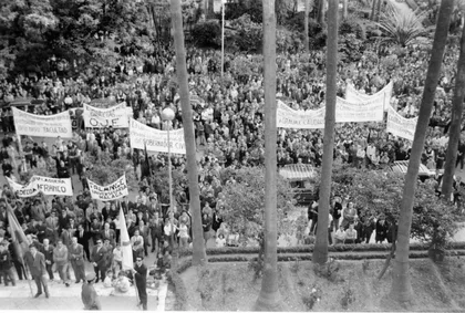 Manifestacion por la Concesion a Malaga de la Facultad de Ciencias Politicas Economicas y Comerciales