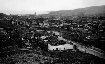 Vista de Malaga Desde la Carretera de Colmenar