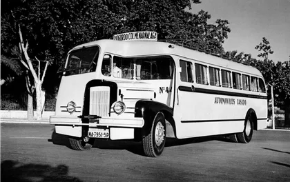 Autobus de la Linea Riogordo Colmenar Malaga