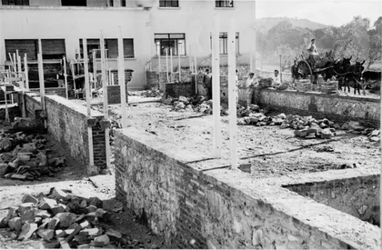 Obras en la Escuela de Formacion Profesional Francisco Franco