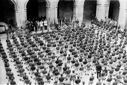 Acto en el Patio de la Aduana