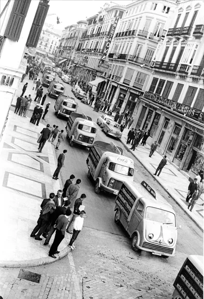 Caravana Coca Cola en Calle Larios
