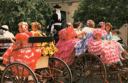 Malagueñas en Feria