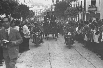Visita de Herrera Oria al Santuario