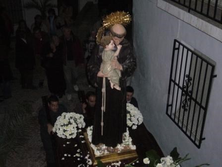 Misa y procesión con la imágnes de San Sebastián y de San Antonio