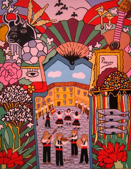 Ilustración de Los verdiales