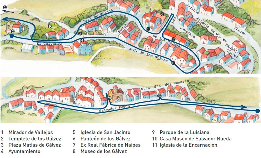 Ilustración de Macharaviaya