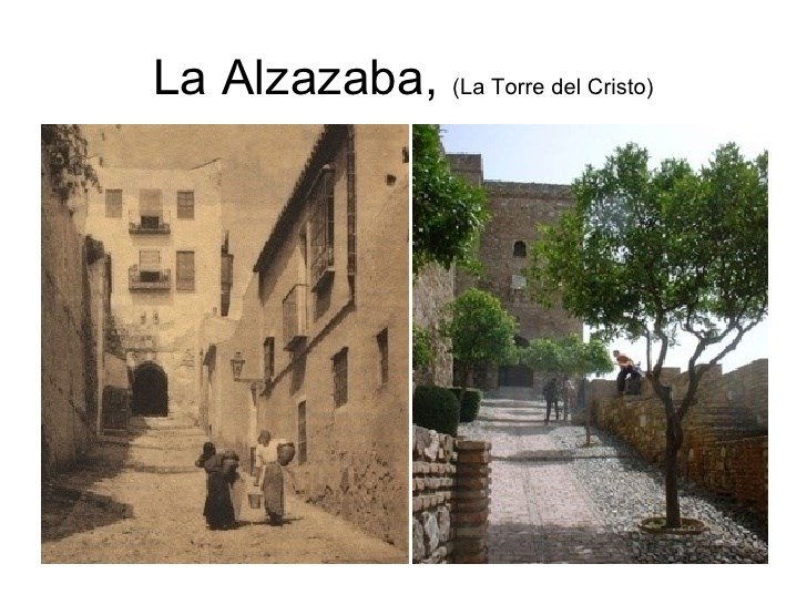 Ilustración de Málaga antes · mapas, fotos y dibujos