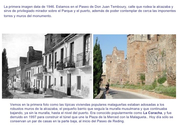 Ilustración de Málaga antes · mapas, fotos y dibujos