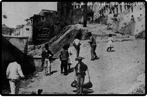 Ilustración de Málaga antes · mapas, fotos y dibujos