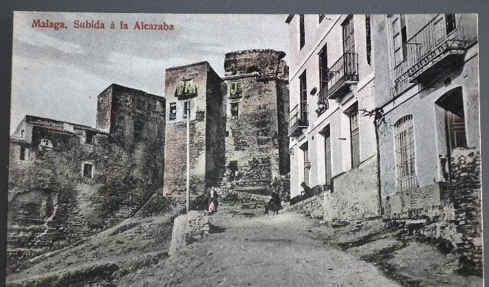 Ilustración de Málaga antes · mapas, fotos y dibujos