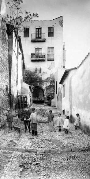 Ilustración de Málaga antes · mapas, fotos y dibujos