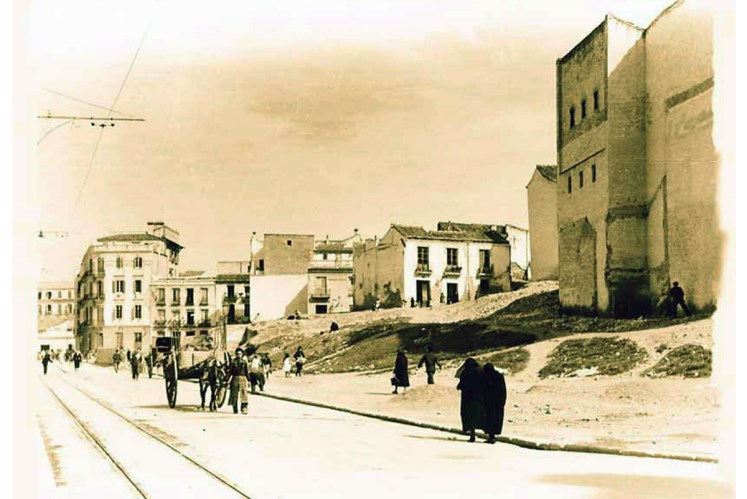 Ilustración de Málaga antes · mapas, fotos y dibujos