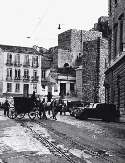 Ilustración de Málaga antes · mapas, fotos y dibujos