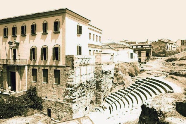 Ilustración de Málaga antes · mapas, fotos y dibujos