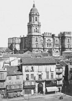 Ilustración de Málaga antes · mapas, fotos y dibujos