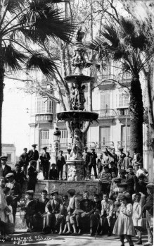 Ilustración de Málaga antes · mapas, fotos y dibujos