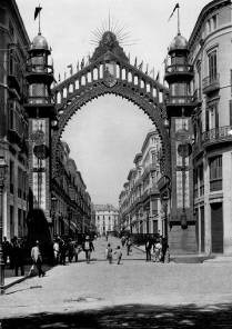 Ilustración de Málaga antes · mapas, fotos y dibujos