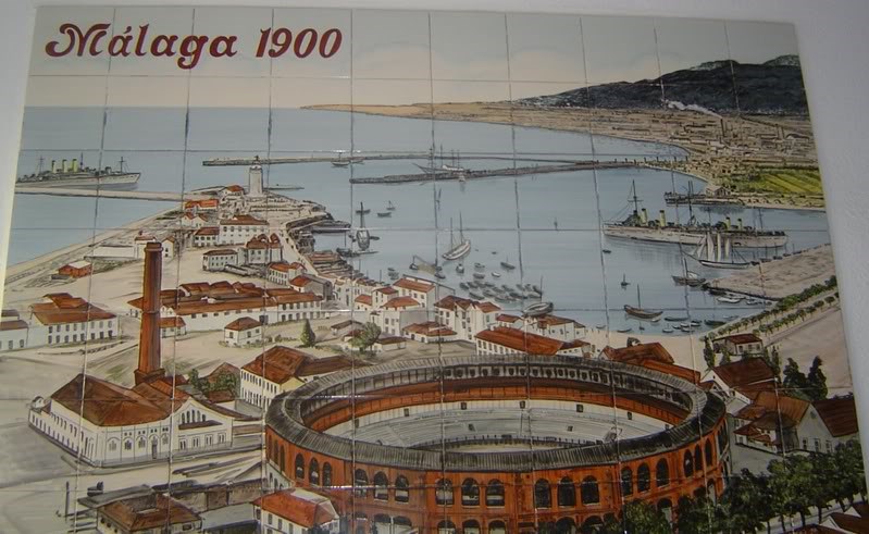Ilustración de Málaga antes · mapas, fotos y dibujos