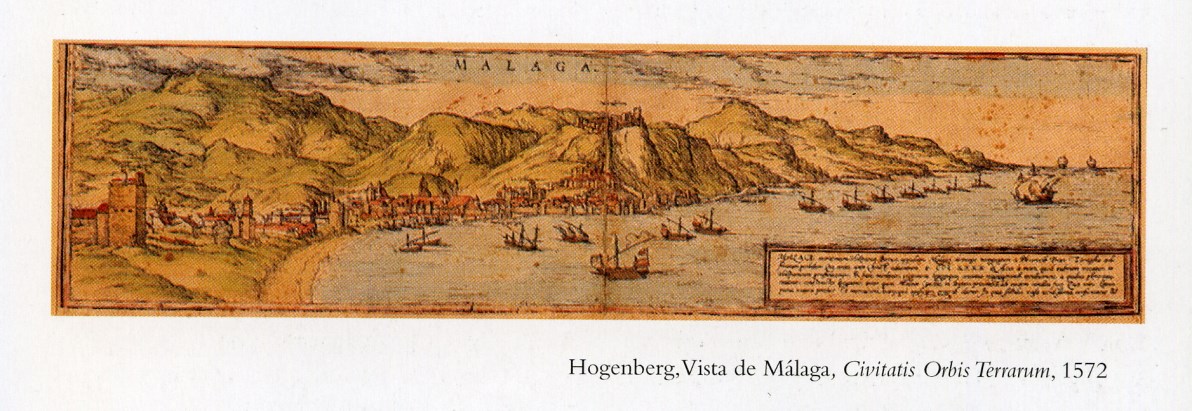 Ilustración de Málaga antes · mapas, fotos y dibujos