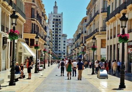 Ilustración de Málaga · generalidades y el centro