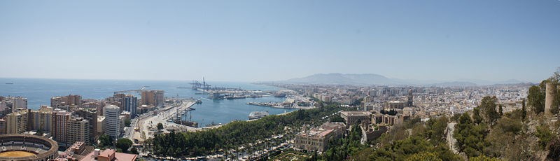 Ilustración de Málaga · generalidades y el centro